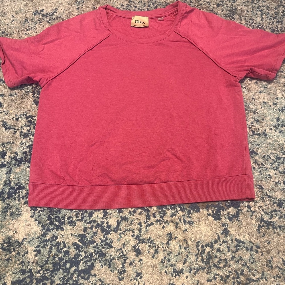 Elie Tahari Pink Short Sleeve Top – Size Small